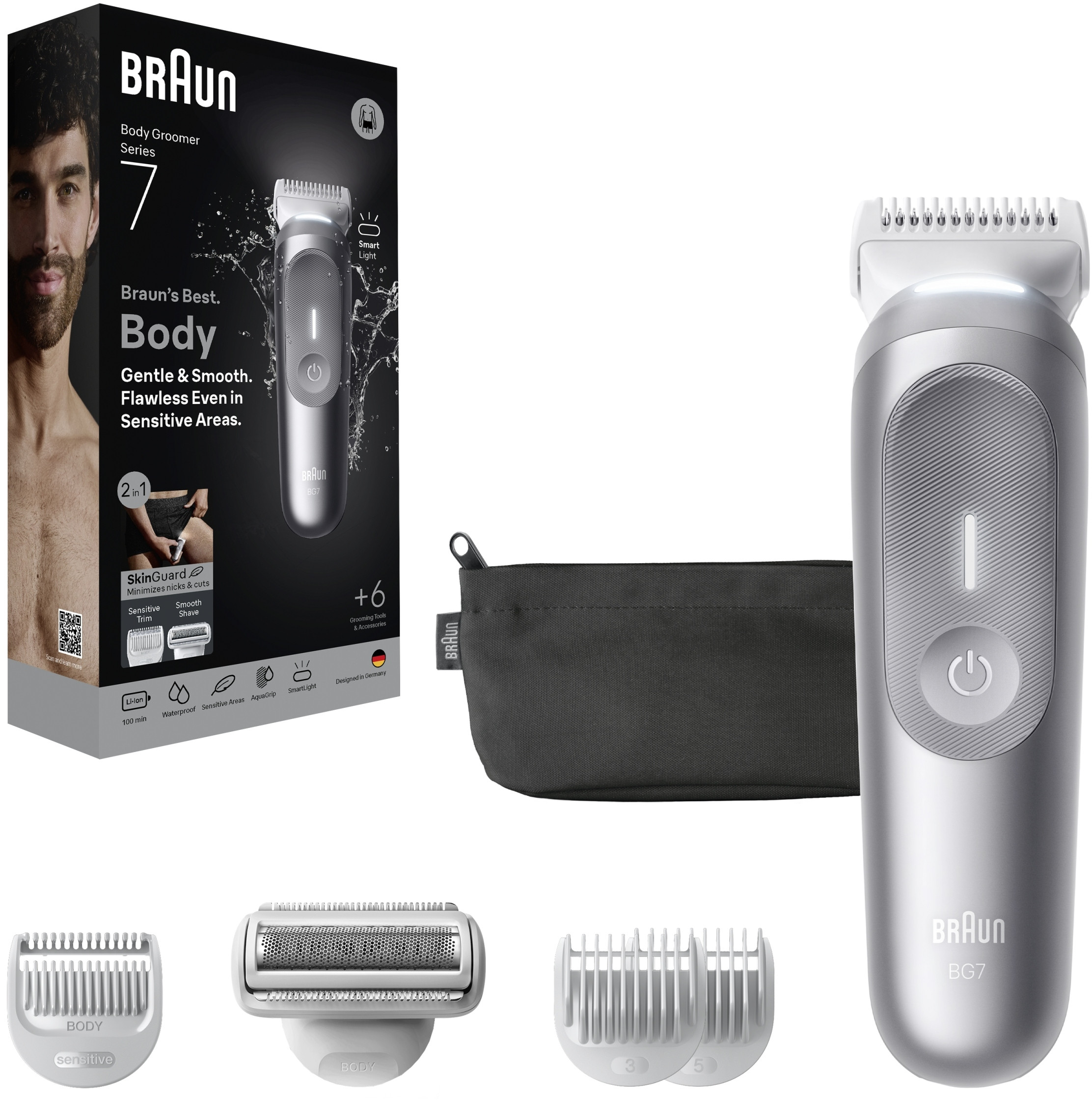 Trymer Do Ciała BRAUN Seria 7 BG7550 – Idealne rozwiązanie dla mężczyzn
