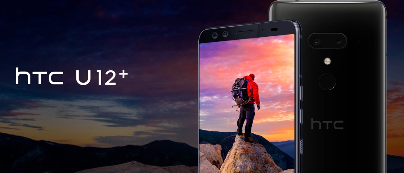 HTC U12+ jednolita bÅ‚yszczÄ…ca obudowa ze szkÅ‚a akrylowego IP68
