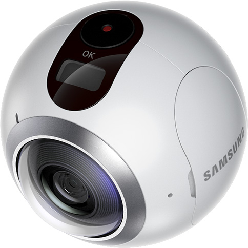 Gear 360 widziany z prawej strony
