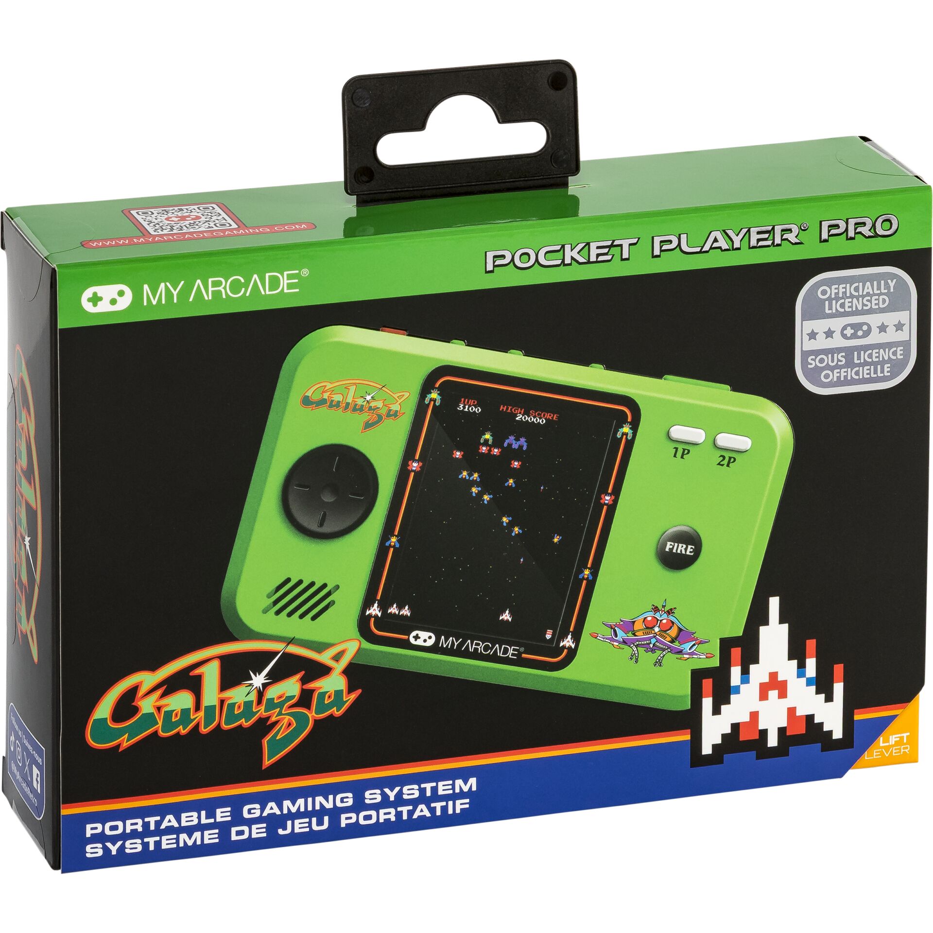My Arcade Pocket Player Pro Galaga – Retro zabawa w kieszonkowym wydaniu