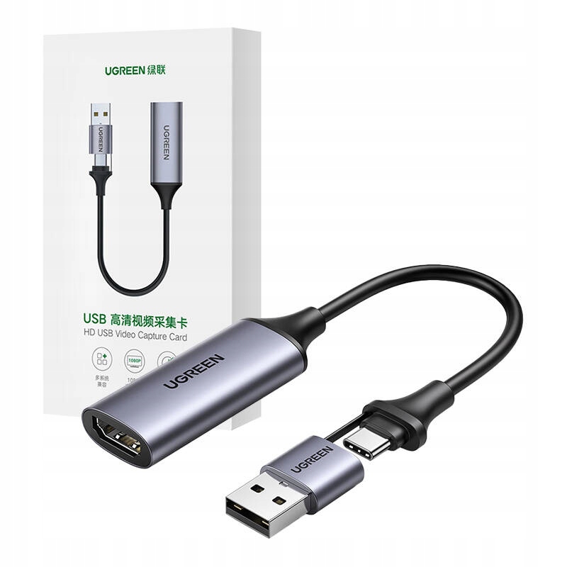 Ugreen UGREEN Video Capture Card Single HDMI Input – Idealne rozwiązanie do przechwytywania wideo