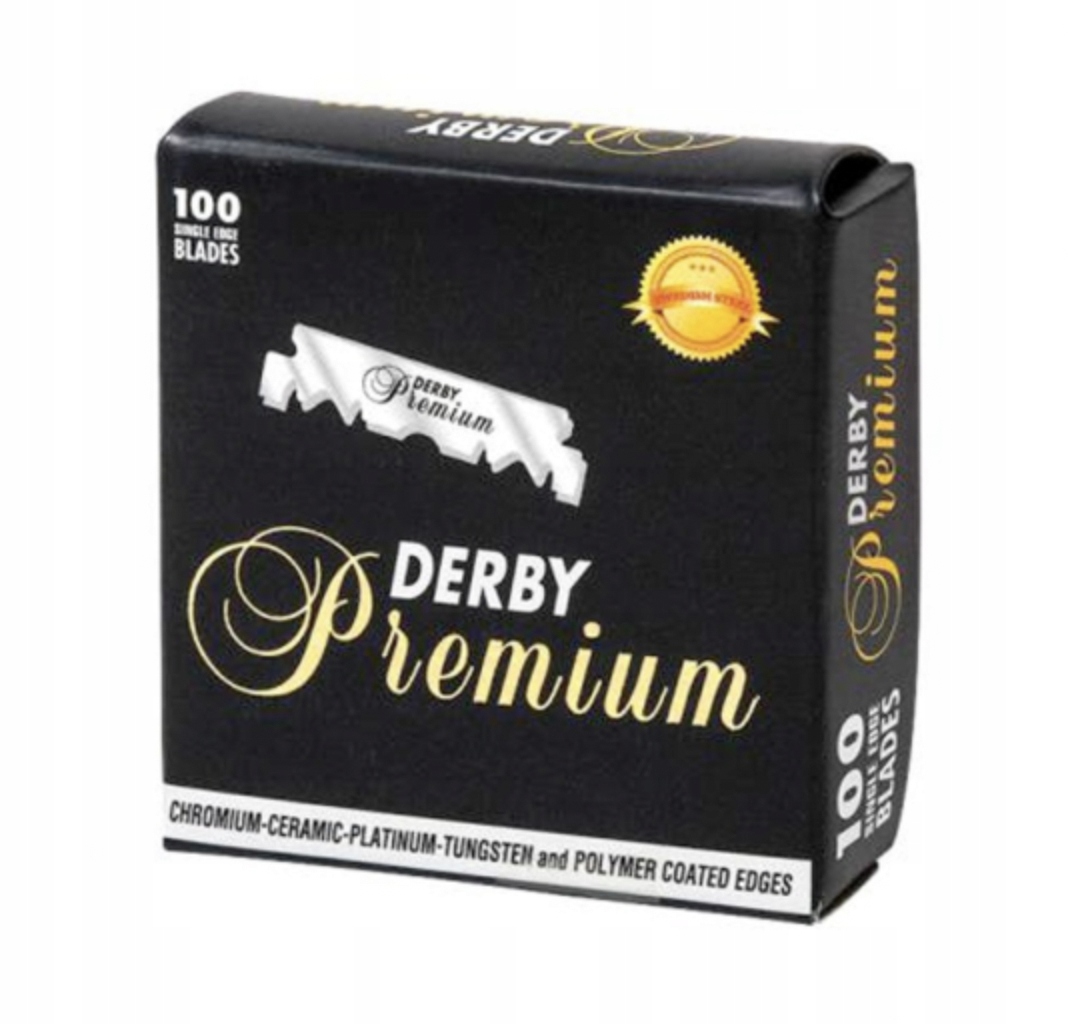 Derby Premium – Żyletki do Brzytwy Połówki 100 sztuk