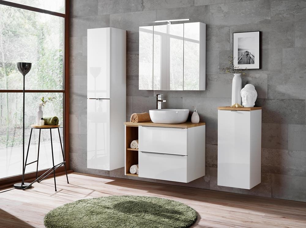 Comad Szafka niska Capri biały 810 – Elegancja i funkcjonalność w Twojej łazience