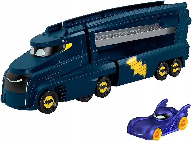 Fisher Price - Transporter Batwheels HMX07 – Idealny dla małych miłośników Batmana