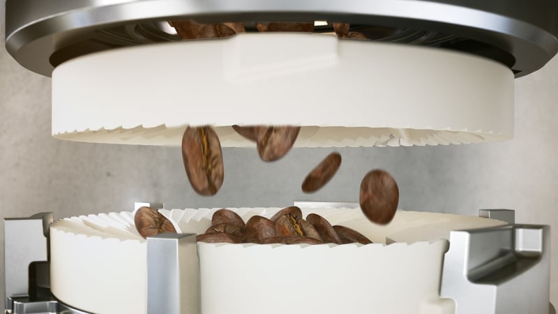 Wbudowany młynek do kawy – Świeżo mielona kawa za każdym razem