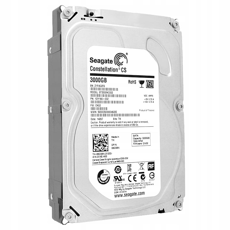 Prędkość obrotowa 7200 obr./min - Wysoka wydajność operacyjna