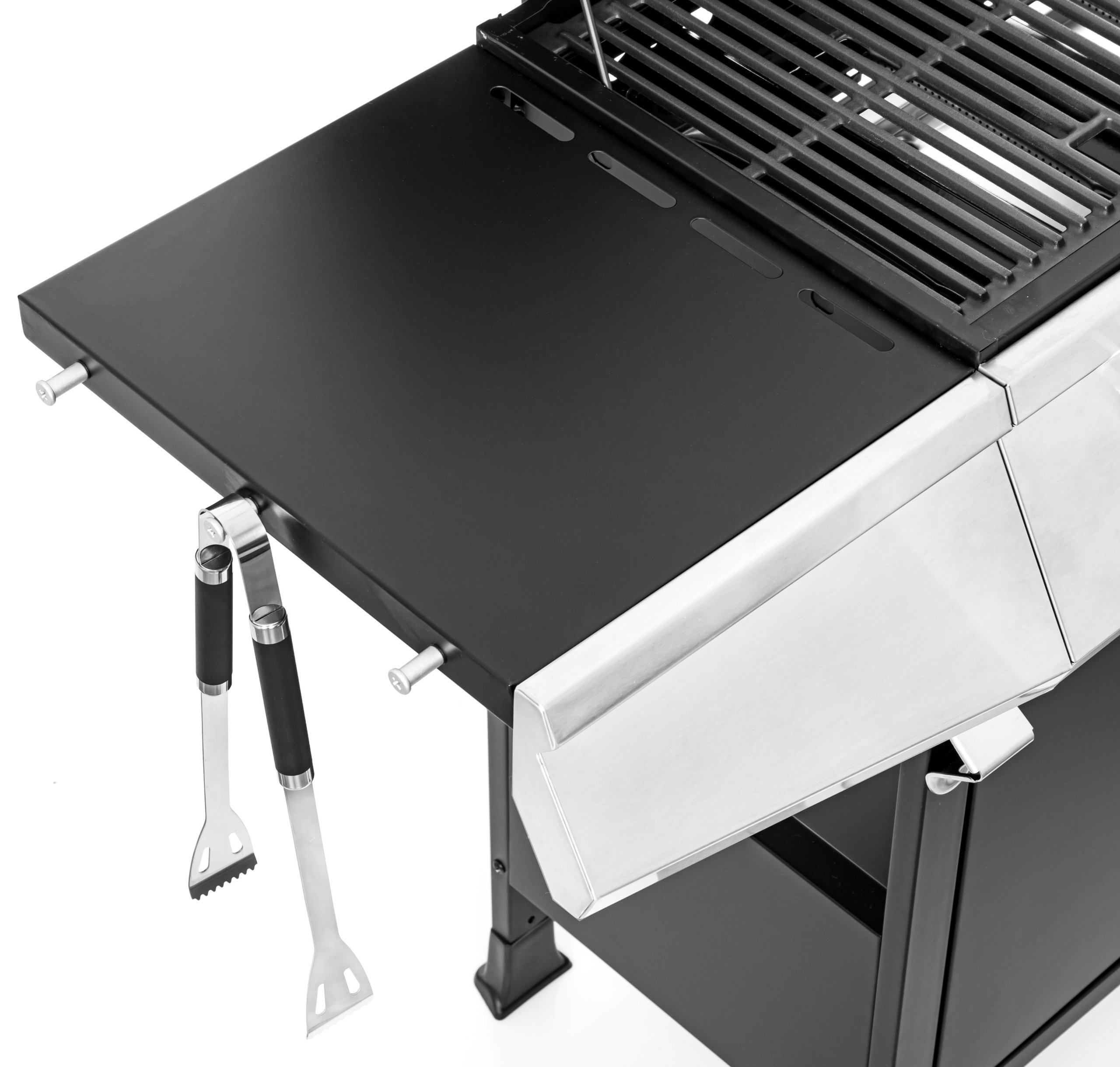 MOCNY GRILL GAZOWY LEHMANN OHIO 4+1 ŻELIWNY RUSZT Głębokość grilla 50 cm