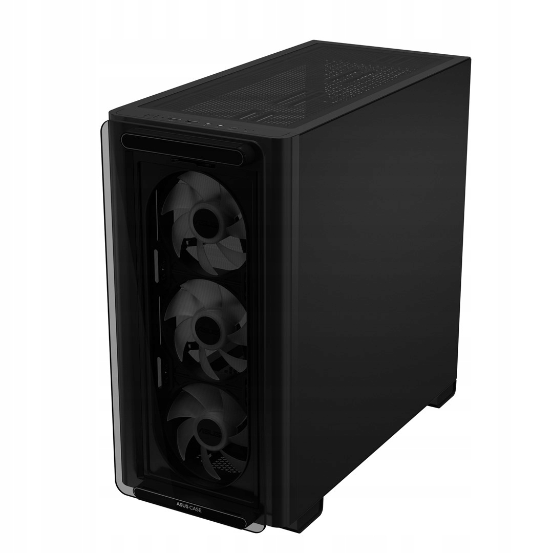 Zainstalowane wentylatory: 3x 120 mm z przodu i 1x 120 mm z tyłu