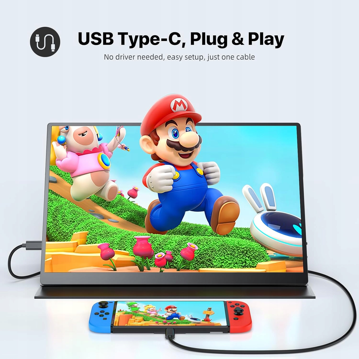 Łatwe podłączenie dzięki złączom HDMI i USB-C
