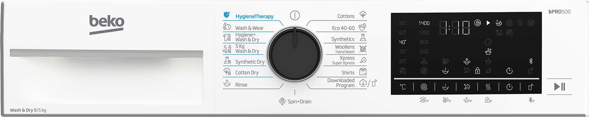 Zdalne sterowanie przez aplikację HomeWhiz – Pralka na wyciągnięcie ręki