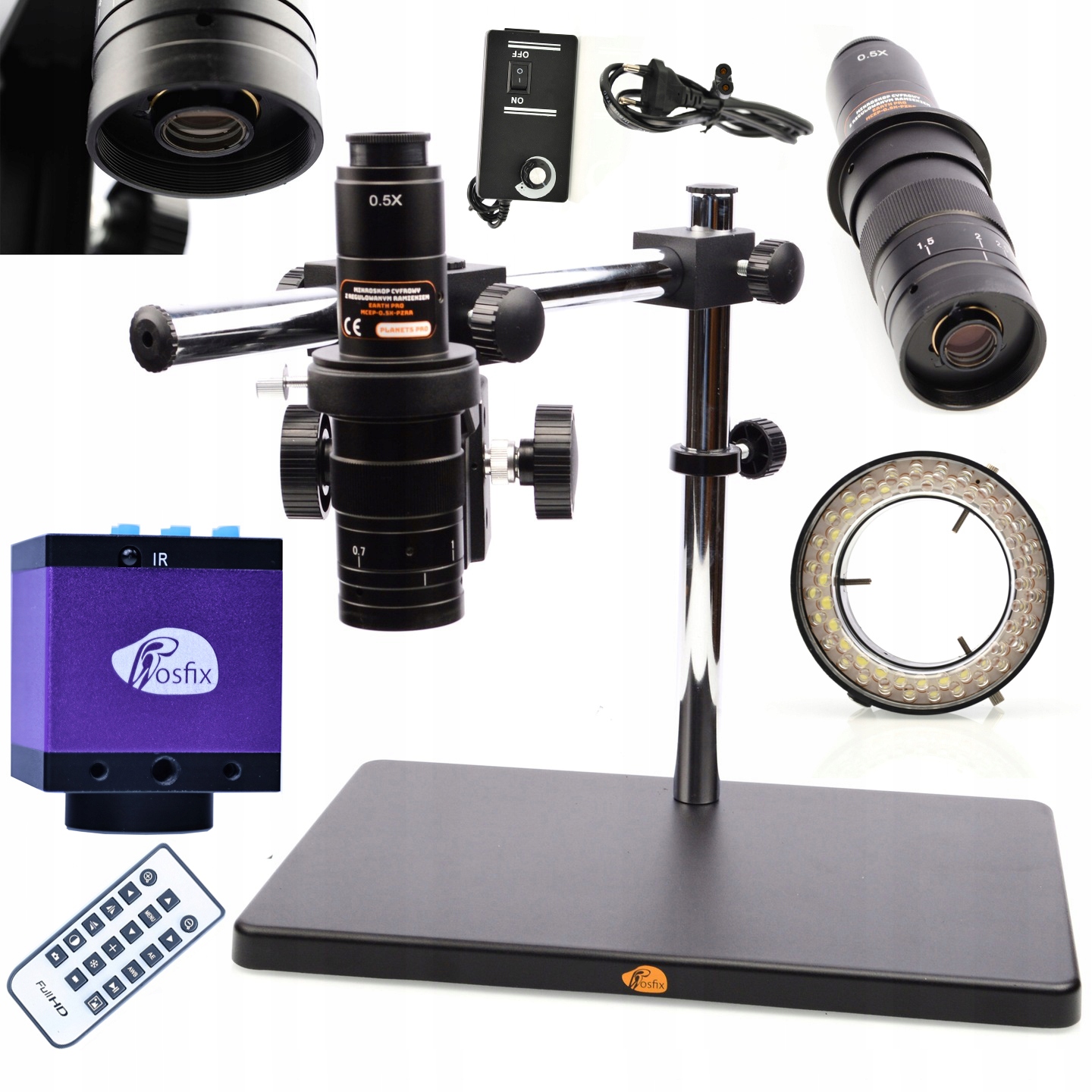 Rosfix Zestaw Mikroskop Cyfrowy – Idealne narzędzie do precyzyjnych obserwacji