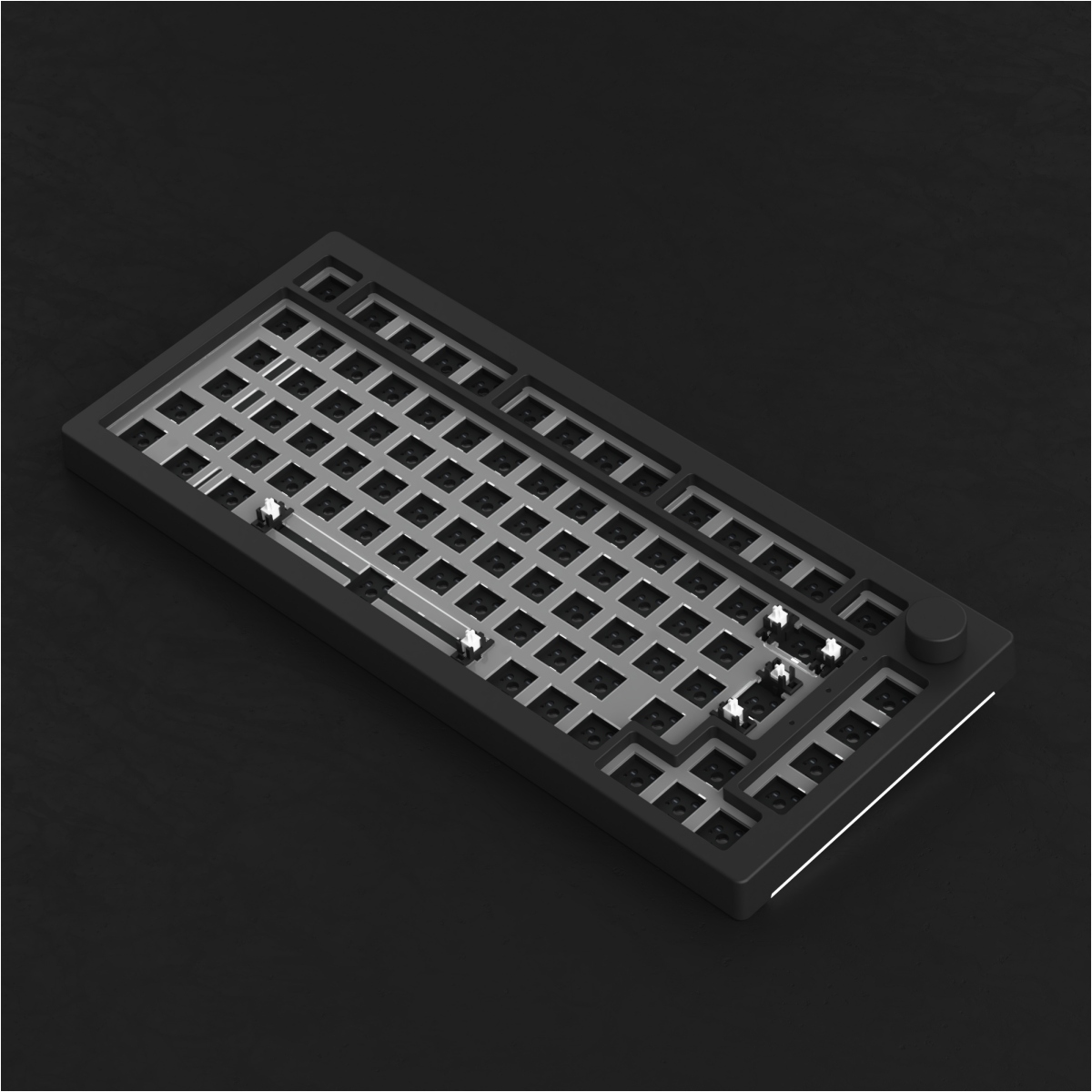 Klawiatura Akko AKKO 5075S RGB QMK Barebone, ISO Layout - Mroczny Rycerz