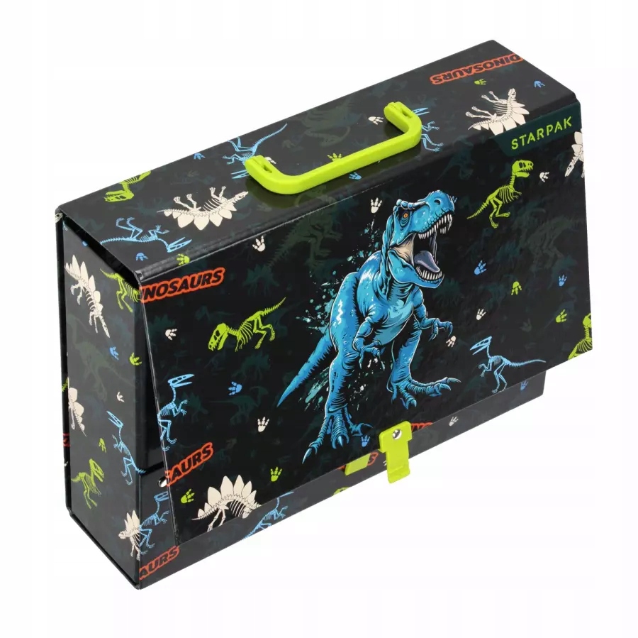 Teczka z rączką A4/95mm Dino Glow STK PUD – Idealna dla Twojego dziecka