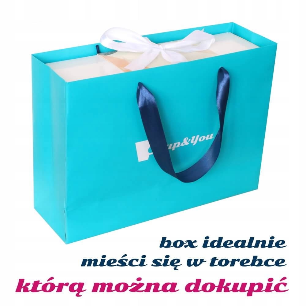 Pachnący box z sypaną herbatą i różową świecą Marka Cup&You