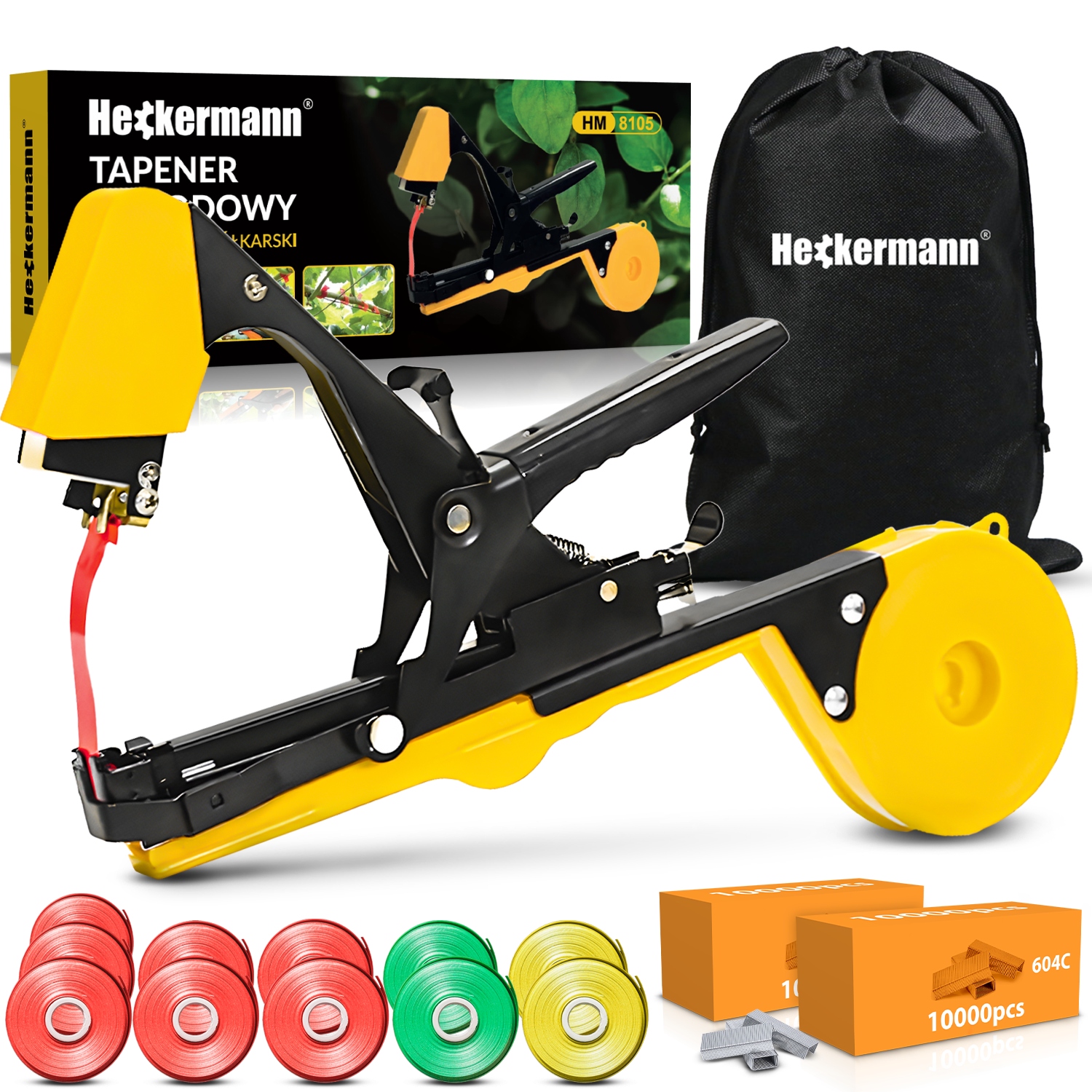 Zszywacz ogrodniczy Heckermann HM-8105 – Twój niezawodny asystent w ogrodzie!