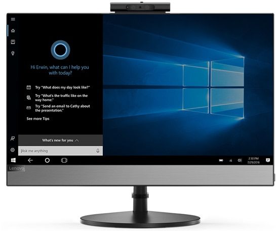Lenovo V530 AIO jest wyposażony w Cortana, Twojego własnego cyfrowego asystenta.