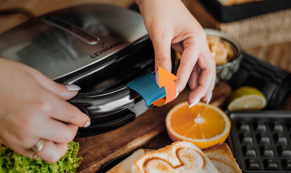 Wysoka moc 1200 W – Szybkie i efektywne gotowanie