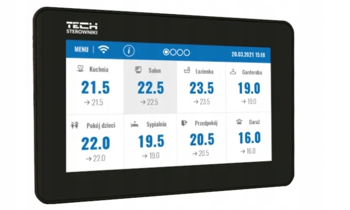 Panel kontrolny + moduł WiFi M-9r TECH – Nowoczesne zarządzanie ogrzewaniem