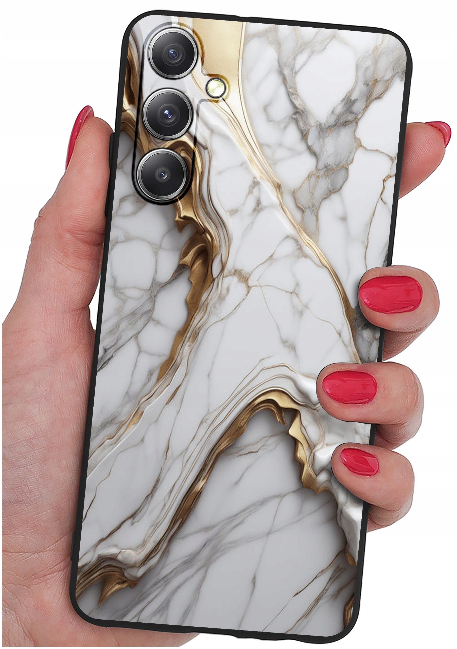 Żywe kolory i atrakcyjny nadruk na czarnym tle