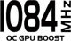 1084 MHz Boost Clock