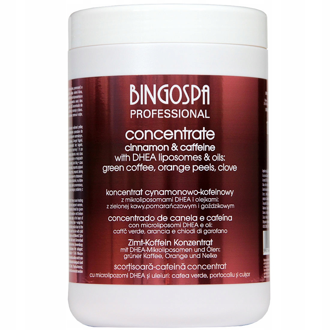 BingoSpa Professional Koncentrat cynamonowo-kofeinowy z mikroliposomami DHEA i olejkami – Skuteczna pielęgnacja ciała