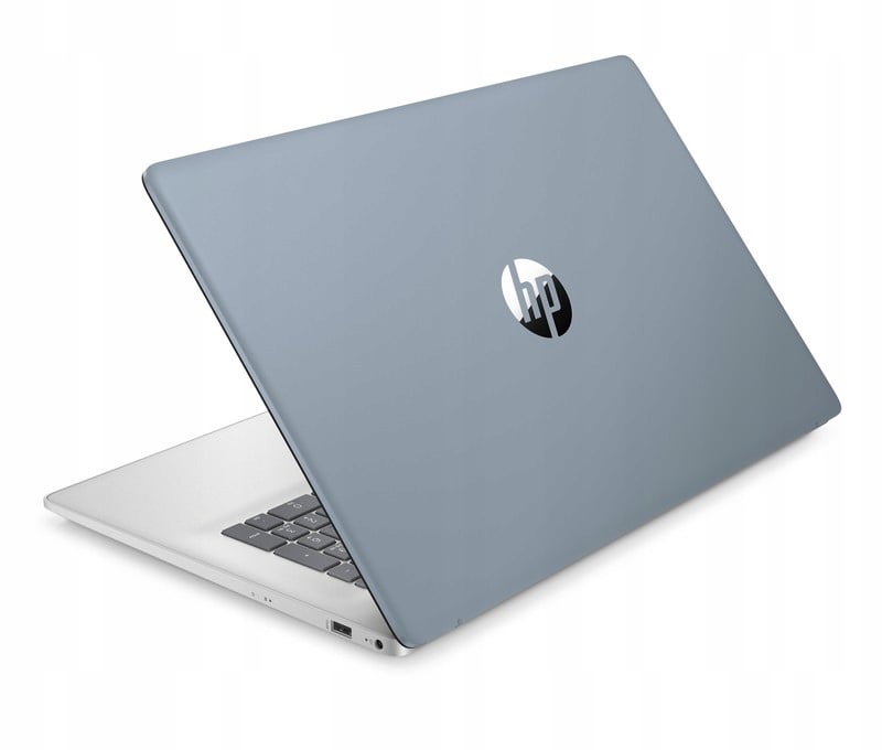 Laptop HP 17T-CN400 – Wydajność i elegancja w niebieskim