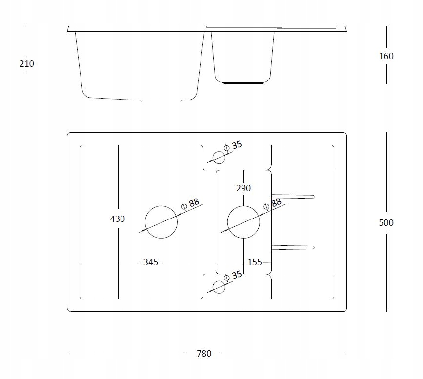 Głębokie komory zlewozmywaka – Komfort użytkowania w codziennych zadaniach