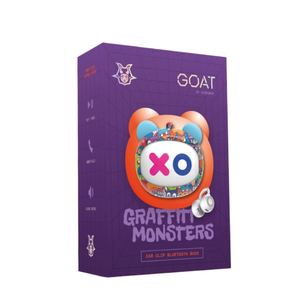 Bezprzewodowe GOAT Earbuds Graffiti EDUKAMP – Muzyczna rewolucja dla dzieci