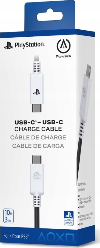 Kabel PowerA Charging Cable USB-C do PS5 – Idealne rozwiązanie dla graczy