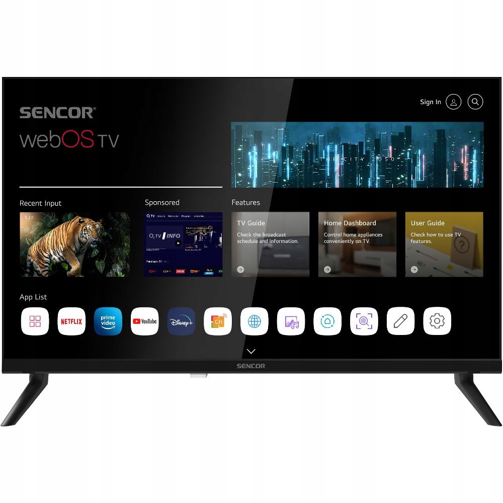 Telewizor LED z systemem SMART webOS