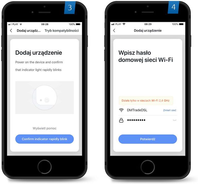Instrukcja instalacji krok 2 listwa zasilająca smart wifi