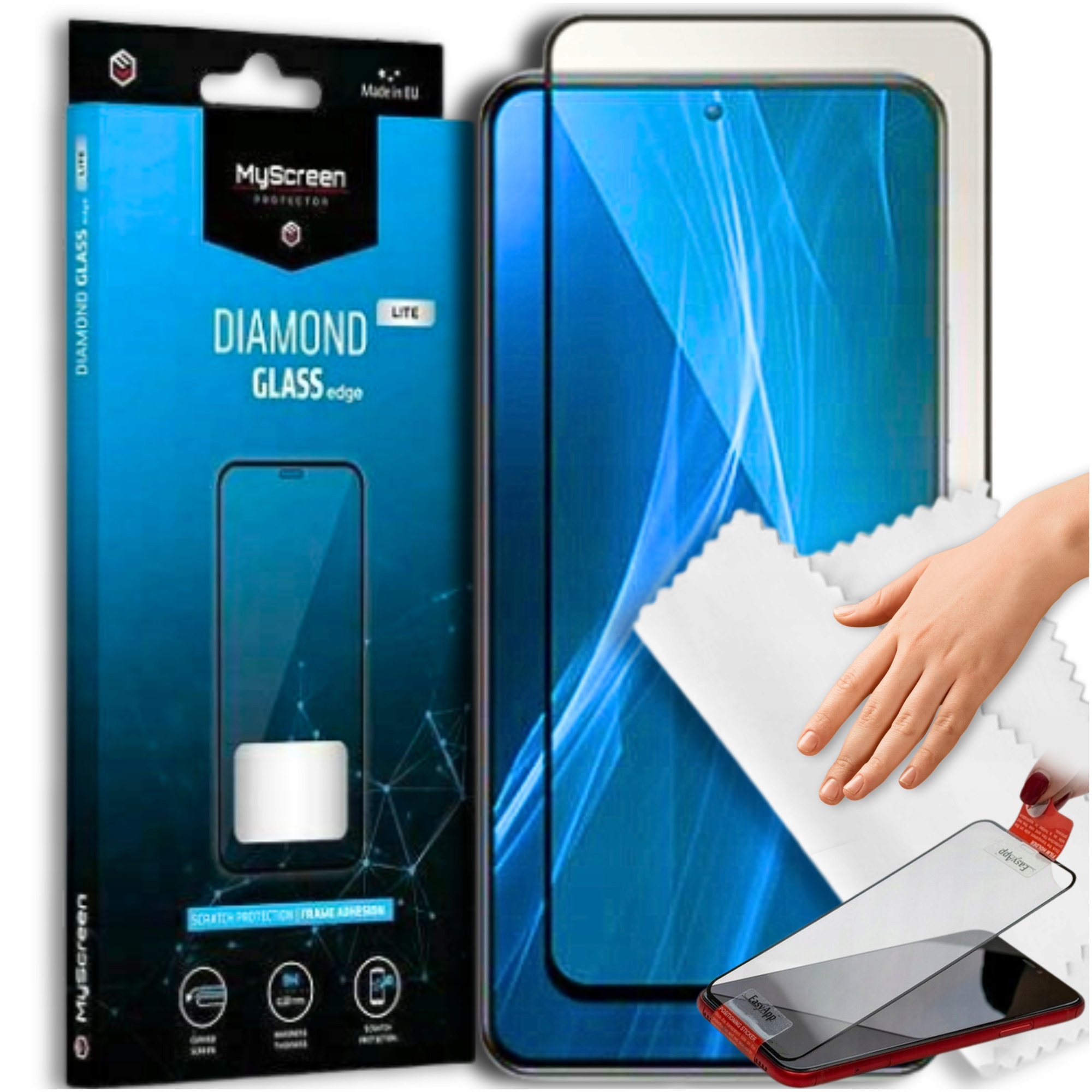 Szkło hartowane DIAMOND GLASS LITE do Tecno Spark 20 – Niezawodna ochrona ekranu