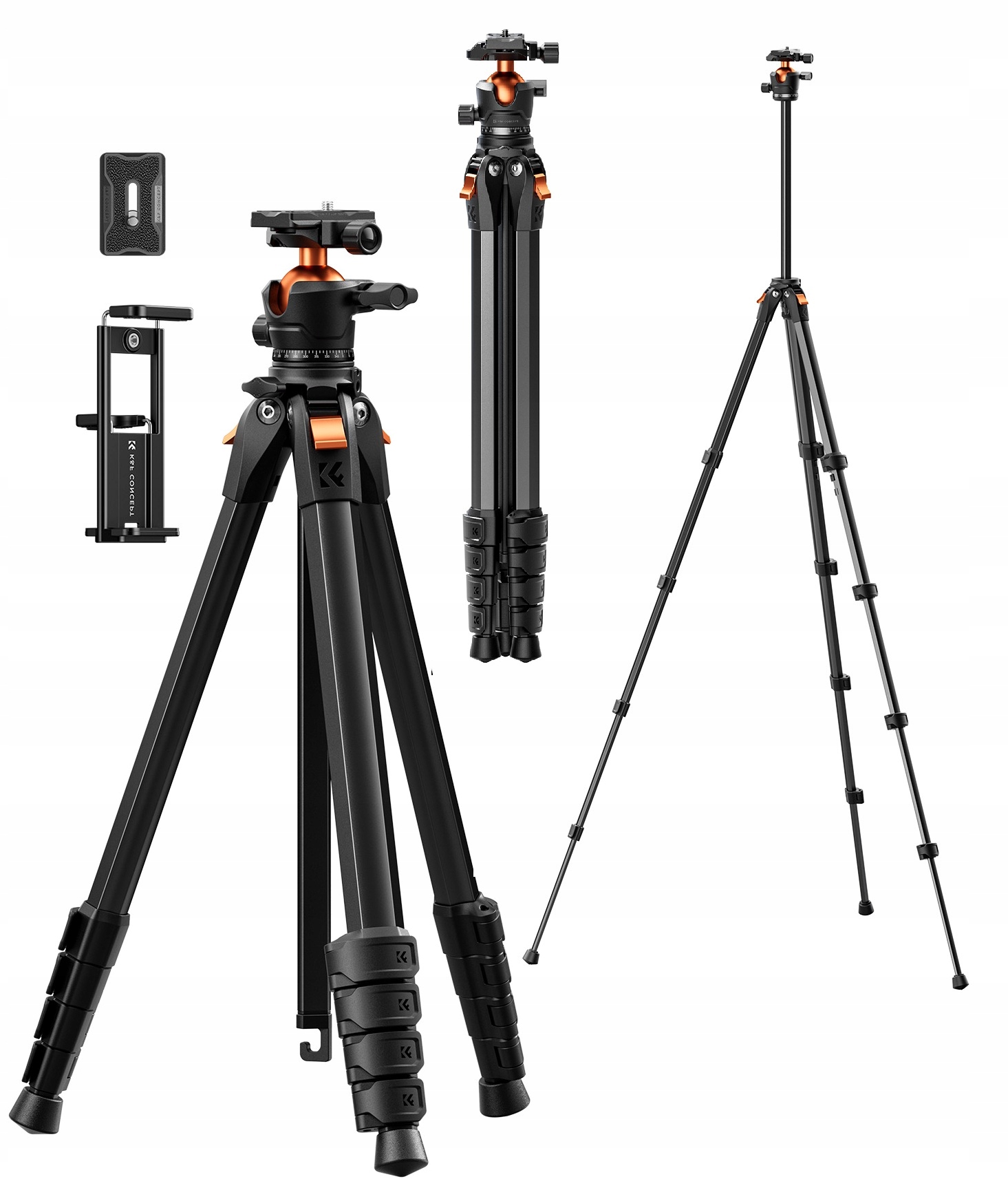 Statyw Foto Video K&F Concept 187cm – Idealny do fotografii i wideo