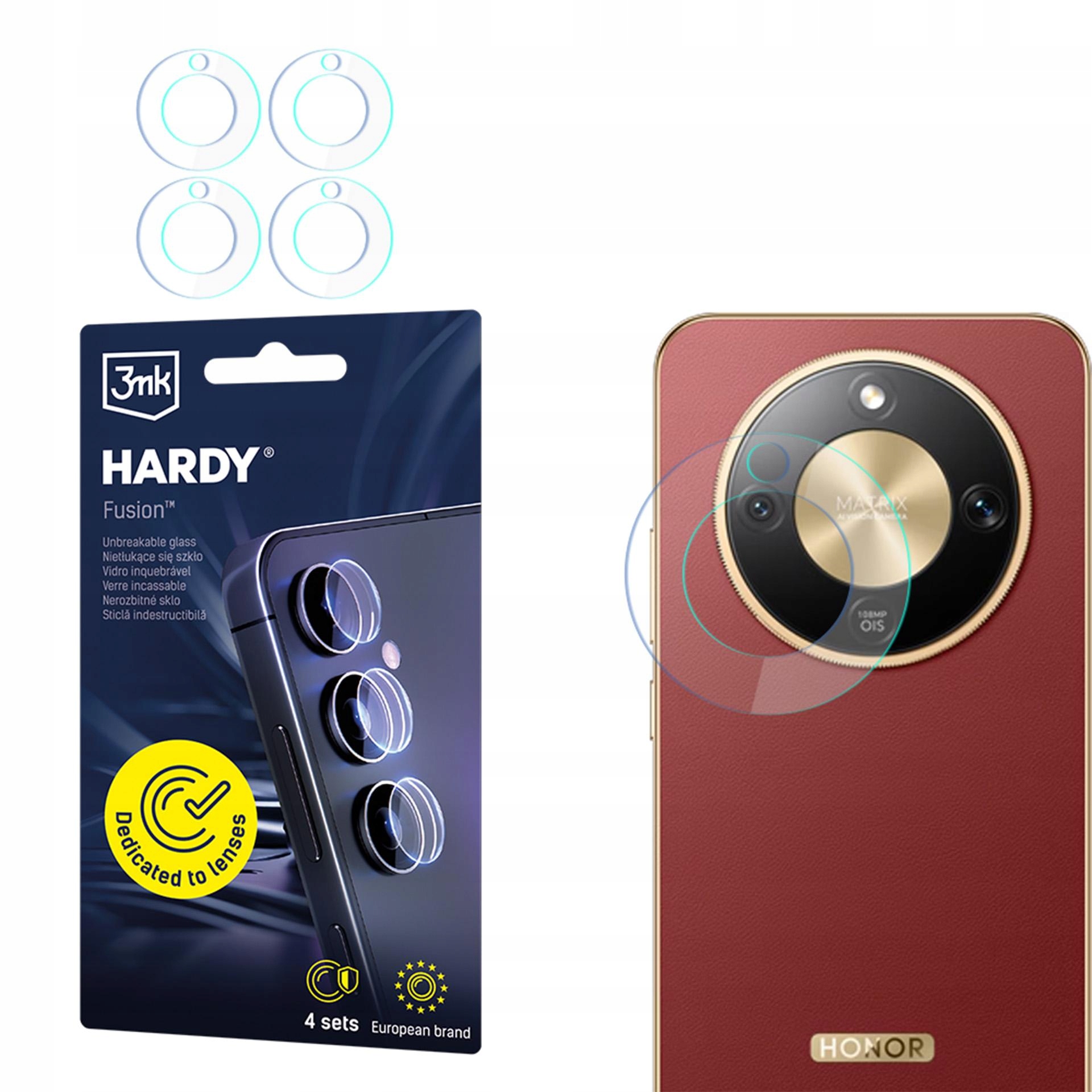 Honor Magic8 Lite – Ochrona obiektywu z 3mk HARDY® Fusion Lens