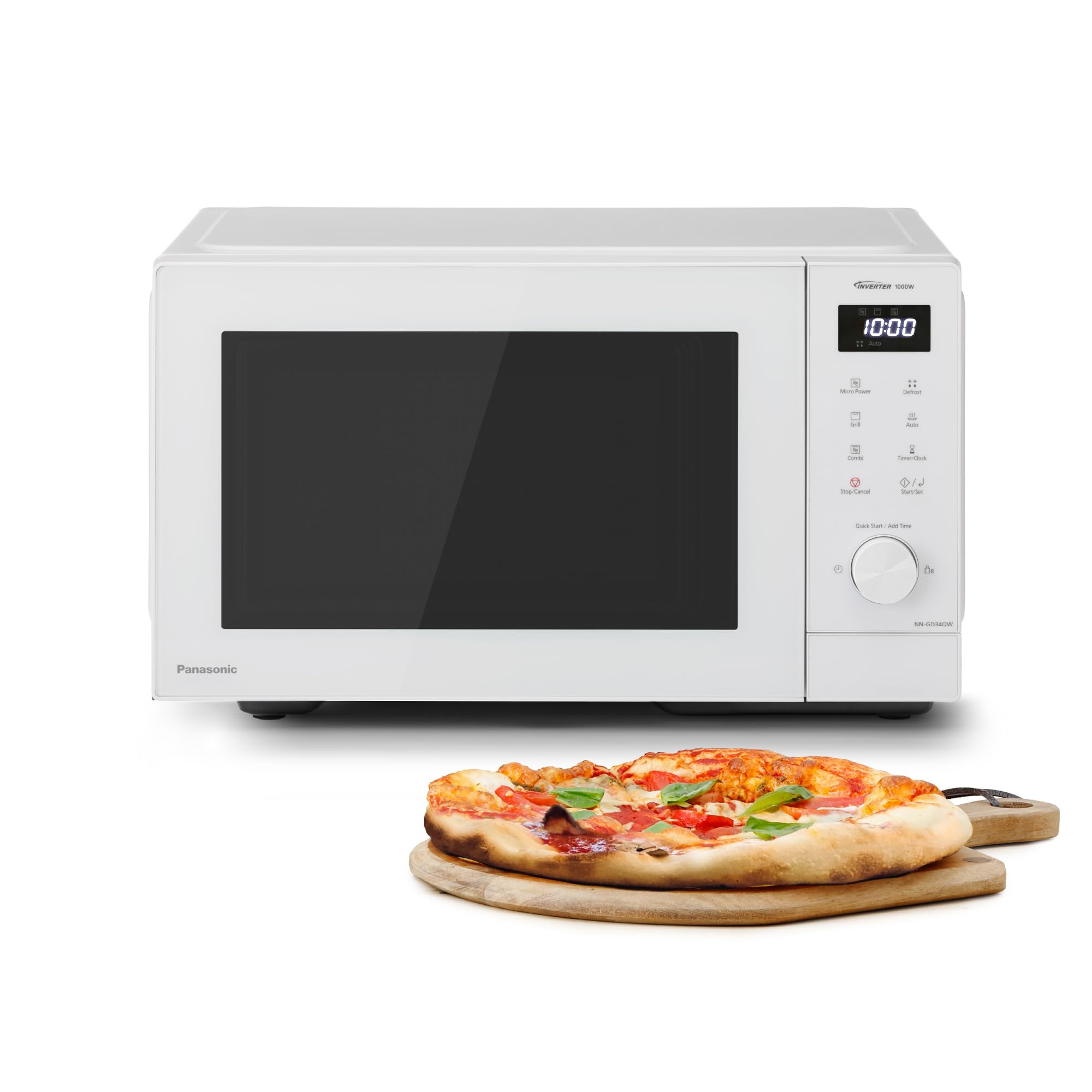 Panasonic NN-GD34QWEPG – Wydajny grill mikrofalowy o pojemności 29 l