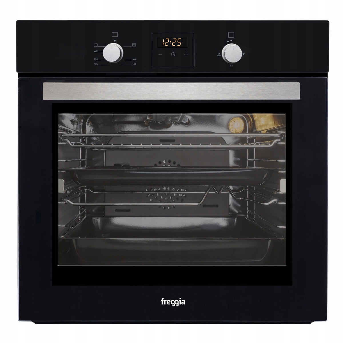 Piekarnik gazowy do zabudowy Freggia OGSB64B – Elegancja i funkcjonalność w Twojej kuchni