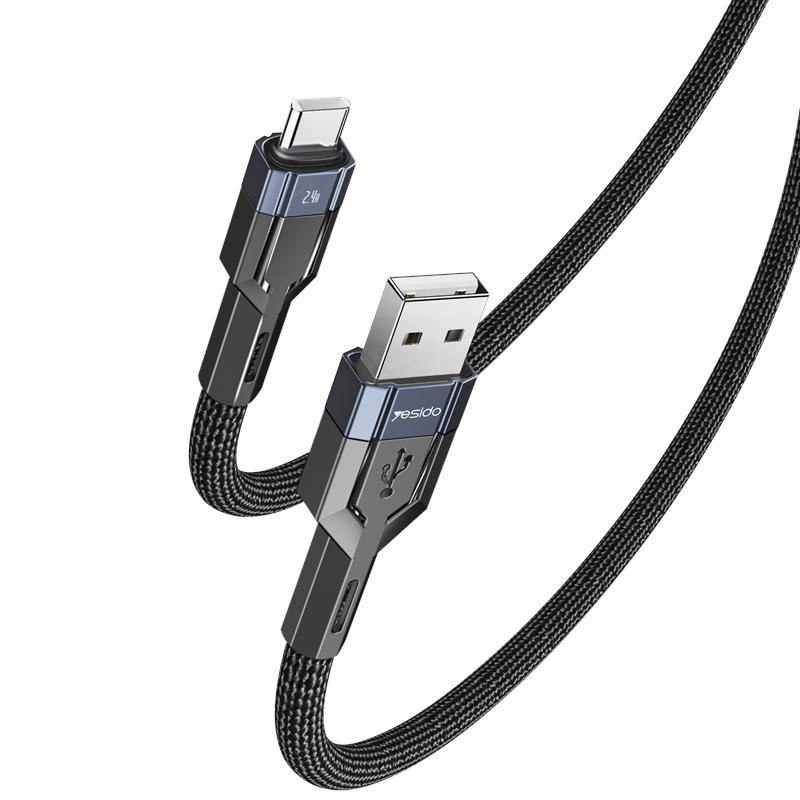 Kabel USB Yesido CA106 18W USB-Type-C 1.2m - Niezawodne ładowanie i przesył danych