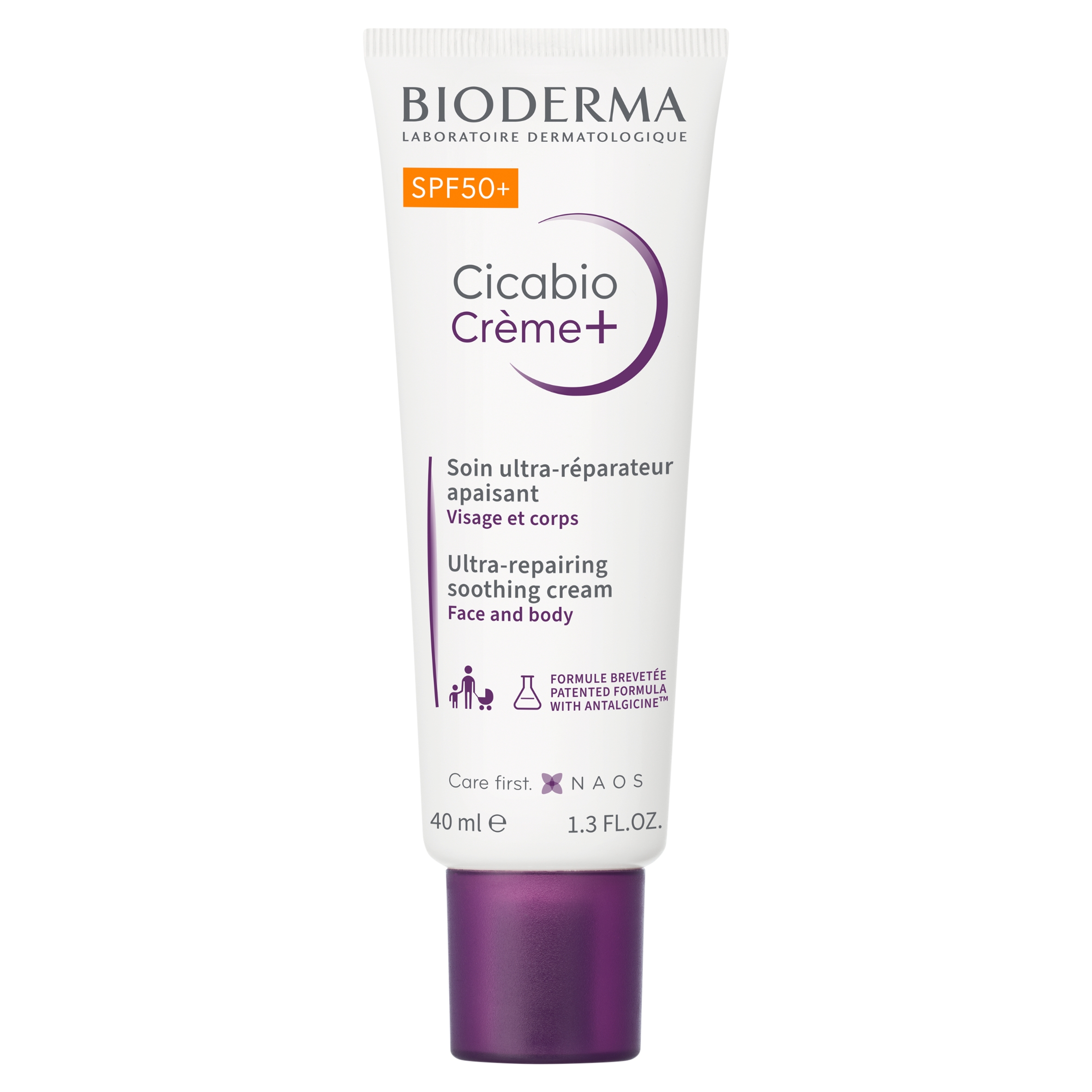 Bioderma Cicabio Creme+ Krem łagodząco-odbudowujący SPF 50+ – Ochrona i regeneracja dla Twojej skóry