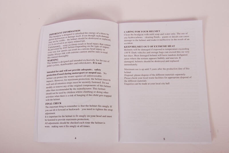 Wymiary kasku: obwód 52-56 cm