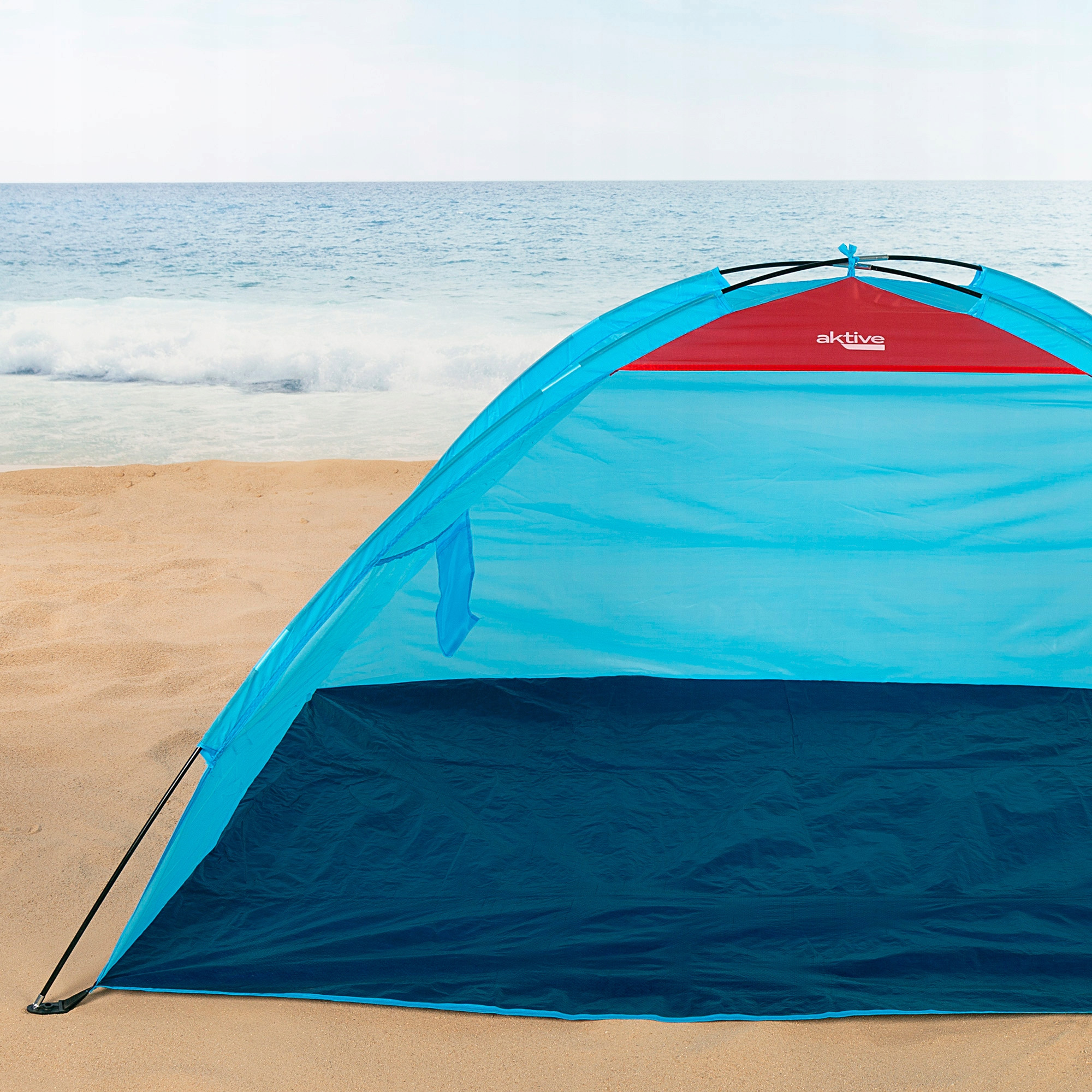 Namiot plażowy AKTIVE-BEACH SHELTER 200X130X92CM – Ochrona przed wiatrem i piaskiem
