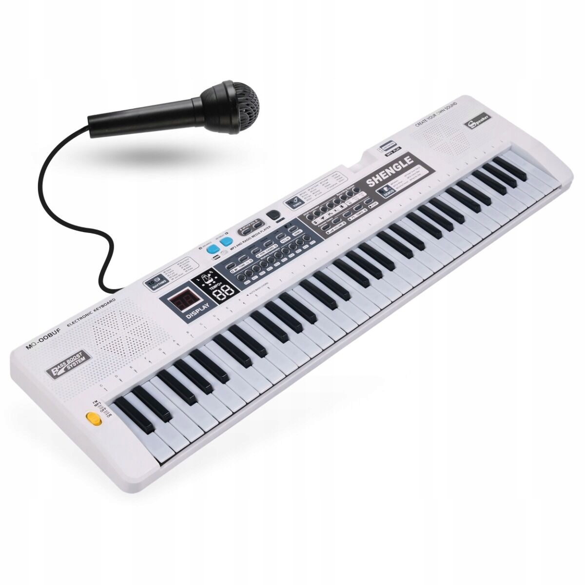 Keyboard elektroniczny edukacyjny przenoś 008UF – Idealny instrument dla dzieci