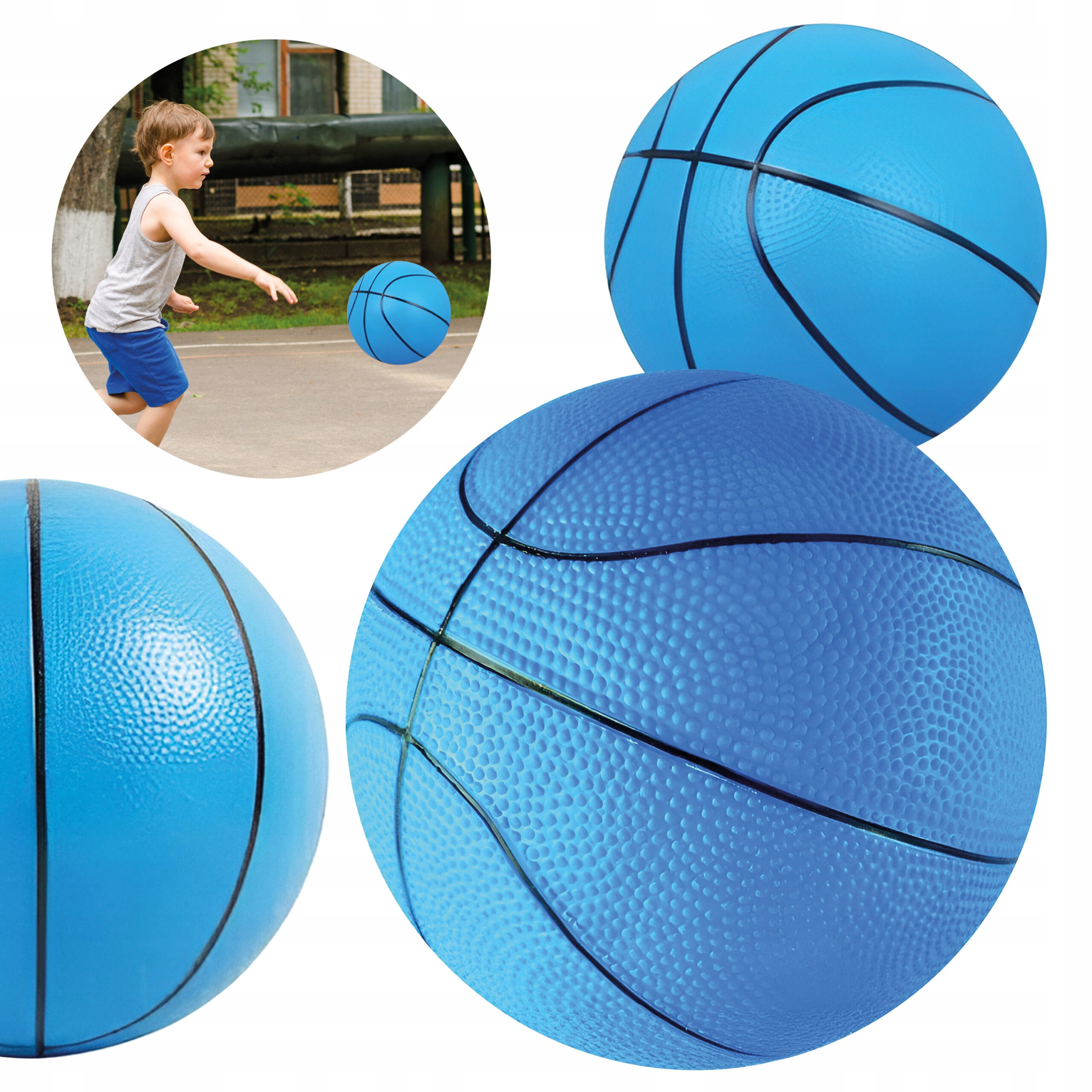 Piłka gumowa dla dzieci 18 cm – Sport i zabawa w jednym