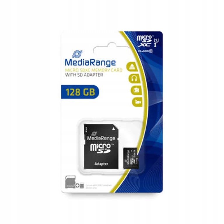 Karta pamięci MicroSDXC MediaRange MR945 128 GB – Wydajność i niezawodność