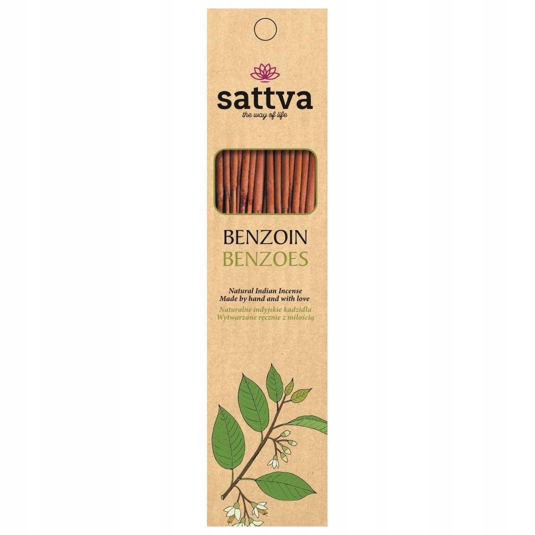 Kadzidło Sattva Benzoes 30g – Naturalny aromat dla Twojego domu