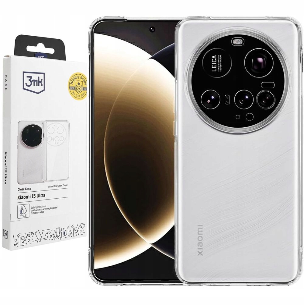 Xiaomi 15 Ultra – Etui 3mk Clear Case – Doskonała ochrona i styl