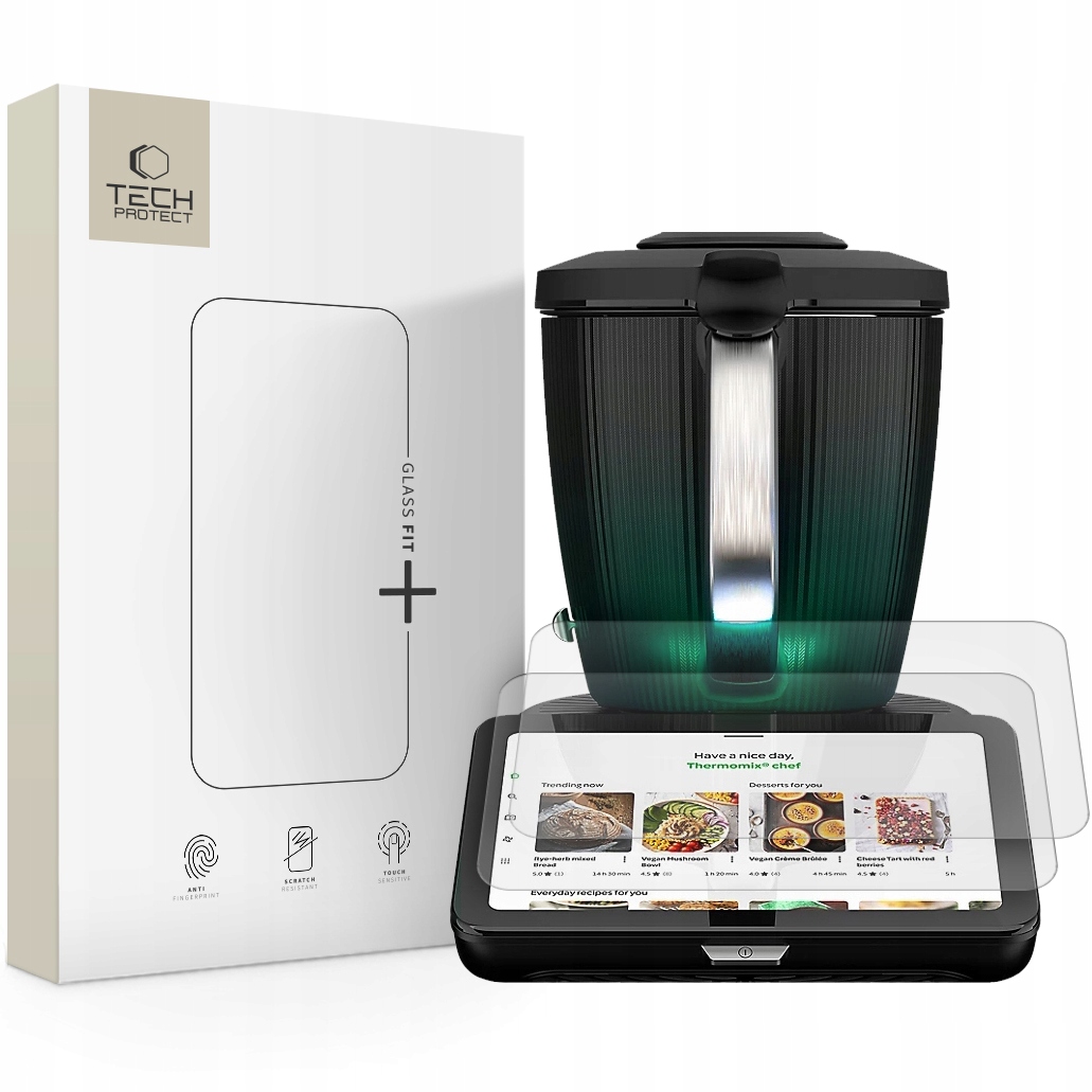Szkło hartowane Tech-Protect Glass Fit+ do Thermomix TM7 – Ochrona na najwyższym poziomie