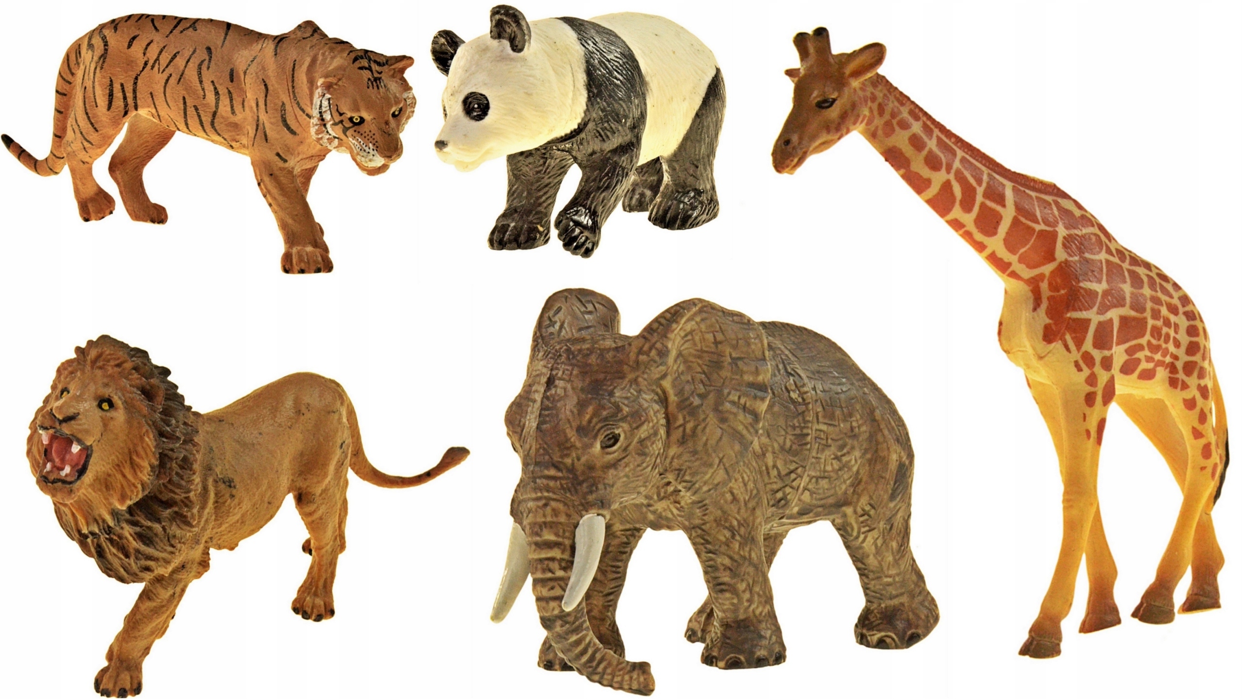 Zestaw Zwierząt Dzikich 5szt 10-16cm – Idealny Prezent dla Dziecka