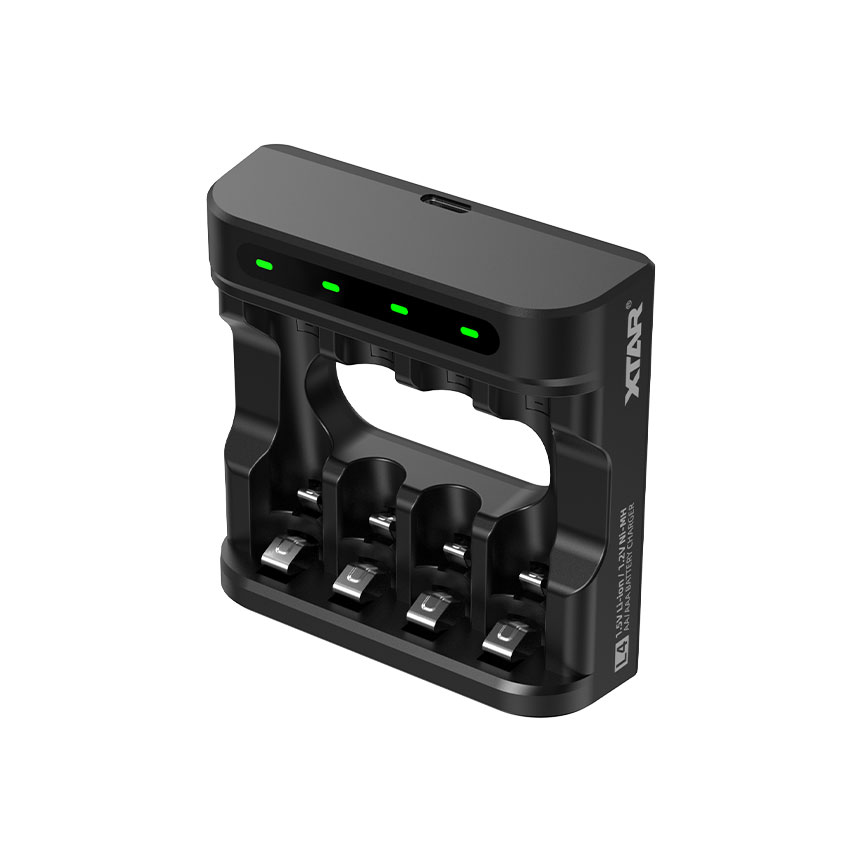 Ładowarka Xtar L4 – Profesjonalne ładowanie akumulatorów Li-ion i NiMH