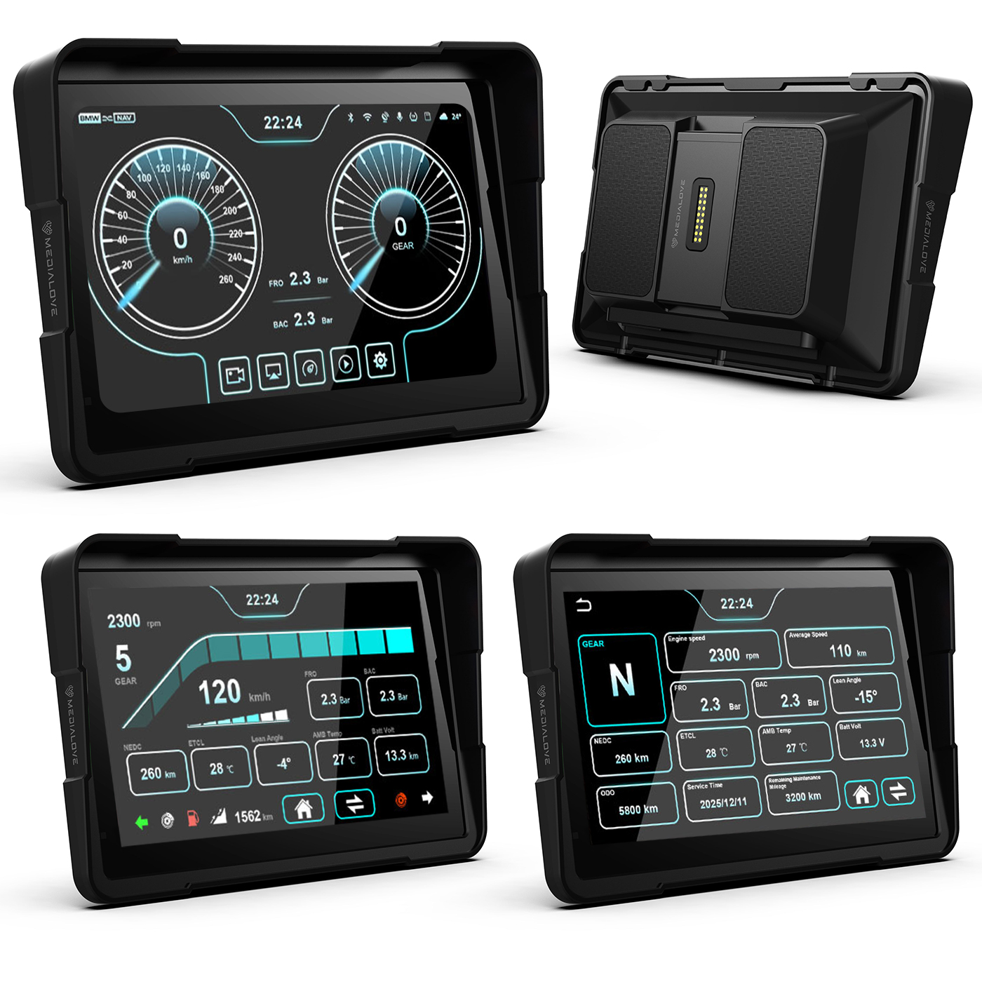 Kamery DVR 1080P i TPMS – Bezpieczeństwo i kontrola w czasie rzeczywistym