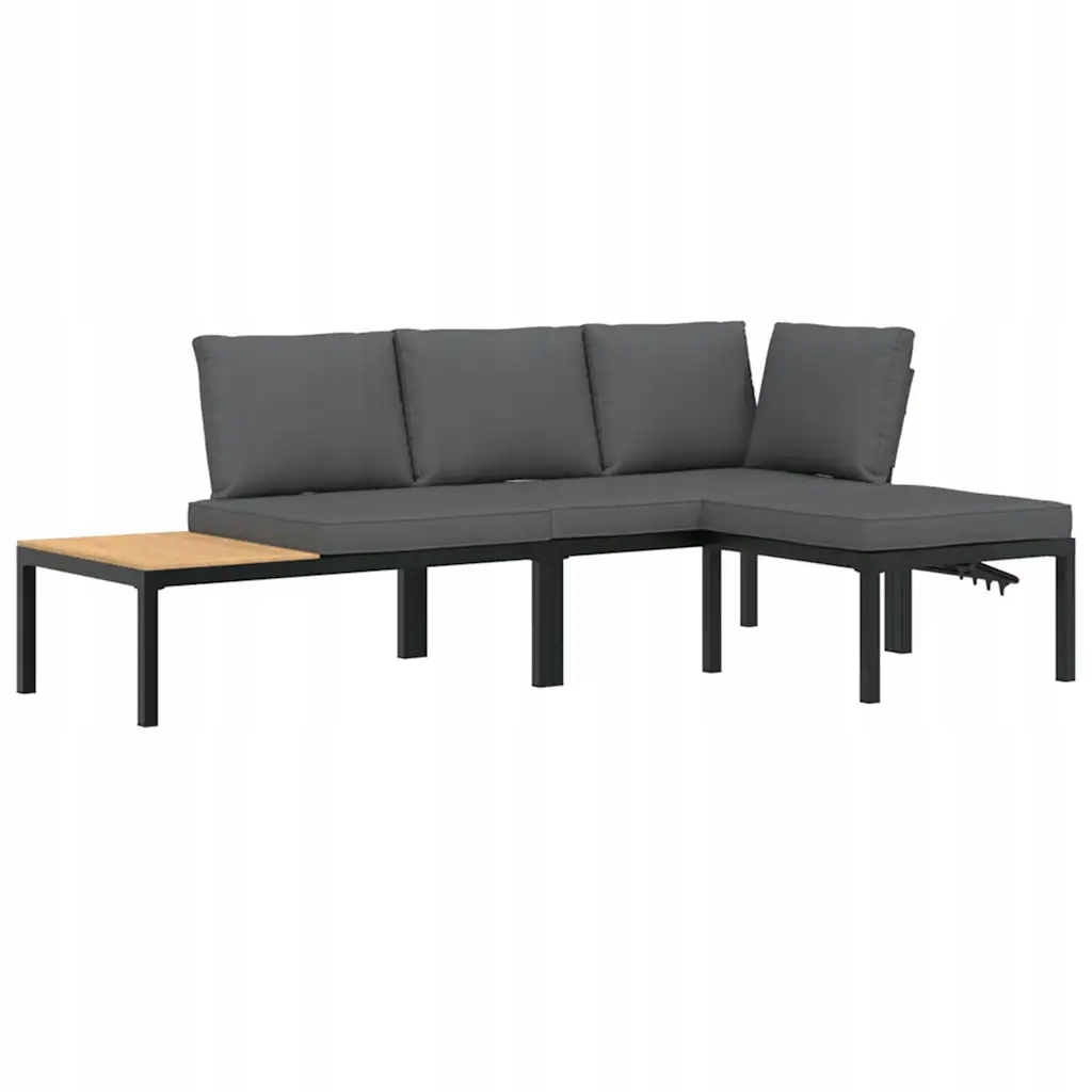 Trwała i stabilna konstrukcja z malowanego proszkowo aluminium